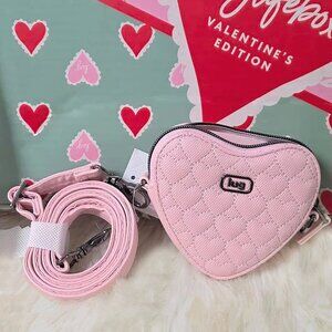 Lug Heartbeat Matte Luxe VL Mini Crossbody Bag Bubble Pink NEW With Tags